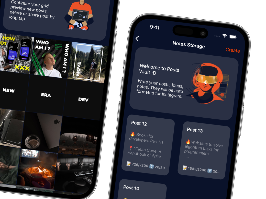 iPro - grid preview